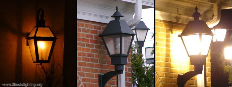 Replace a gas flame with a high pressure sodium lamp, and get GLARE!